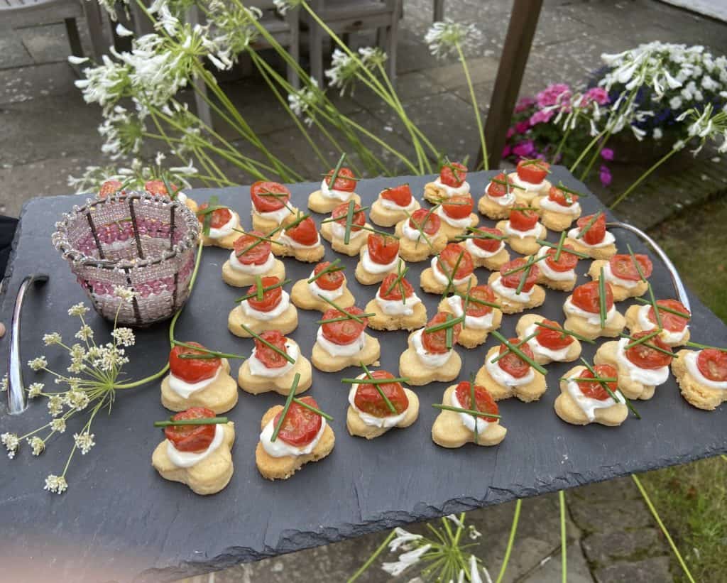 A photo of canapes