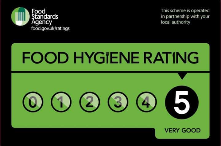 Clementine Catering Food Hygiene Rating - 5