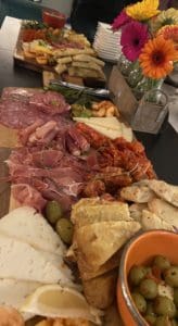 A photo of a grazing board